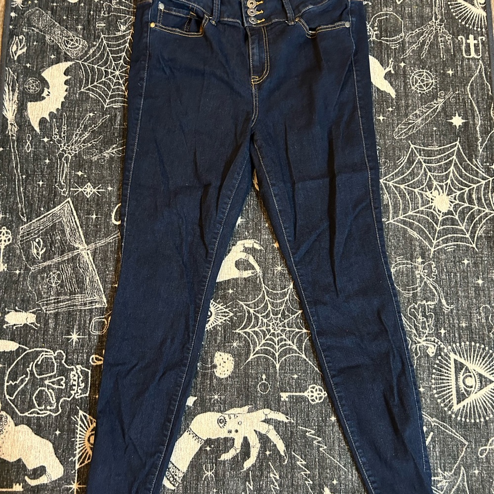 Torrid Dark Blue Skinny Jeans